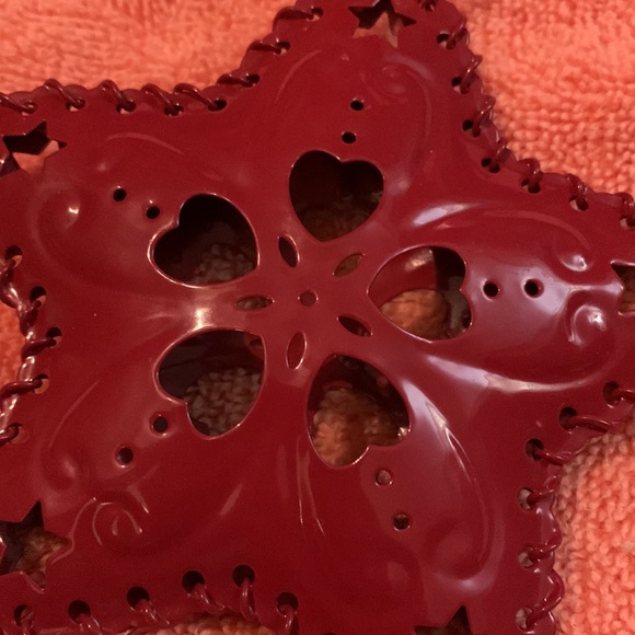 ๐๐ AT HOME - CHRISTMAS ๐ ORNAMENTS - ONE- RED STAR & ONE - SNOWMAN SPOON - Picture 5 of 6